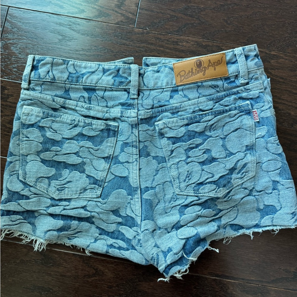Bathing Ape Jean Shorts